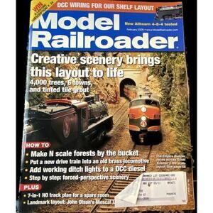 Model Railroader February 2008 Creative Scenery Brings This Layout To Life